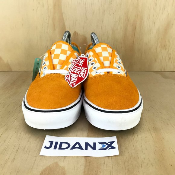 NEW Vans Comfycush Authentic Checker Zinnia Orange - Picture 2 of 8